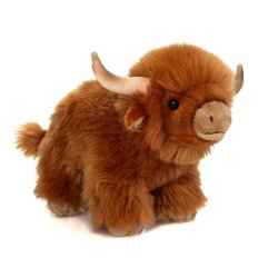 Plush Soft Toy Highland Cattle by Teddy Hermann (28 cm) 91733
