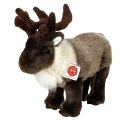 Plush Soft Toy Reindeer by Teddy Hermann (32 cm) 90854