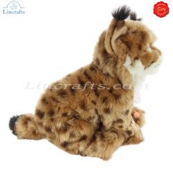 Plush Soft Toy Lynx by Teddy Hermann (26 cm) 90470
