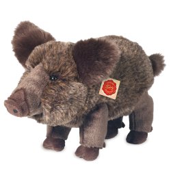 Plush Soft Toy Wild Boar by Teddy Hermann (30 cm) 90831
