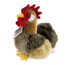 Plush Soft Toy Cockerel by Teddy Hermann (17 cm) 94146