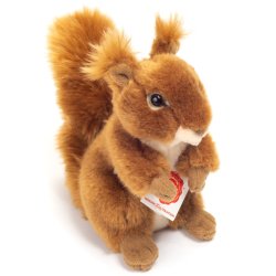 Plush Soft Toy Squirrel by Teddy Hermann (17 cm) 90818