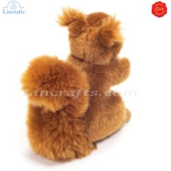 Plush Soft Toy Squirrel by Teddy Hermann (17 cm) 90818