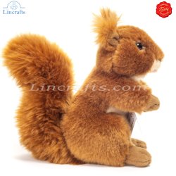 Plush Soft Toy Squirrel by Teddy Hermann (17 cm) 90818