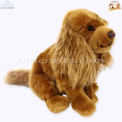 Soft Toy King Charles Cavalier Spaniel, Ruby, by Faithful Friends (23cm)H FRCAV03