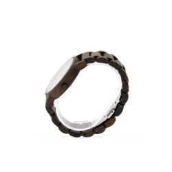 Olive Sandalwood Wood & Woodlink Strap Watch Brown - Botanica