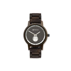 Olive Sandalwood Wood & Woodlink Strap Watch Brown - Botanica