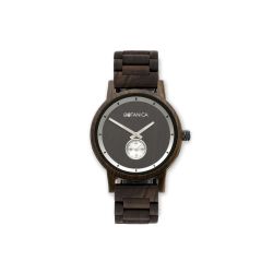 Olive Sandalwood Wood & Woodlink Strap Watch Brown - Botanica
