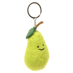 Pear - Wool Felt - Keyring