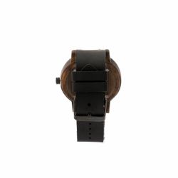 Willow Black Sandalwood Wood Mens Watch - Botanica