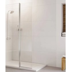 Roman Haven Select 200mm Pivot Deflector Panel (10mm) - Chrome