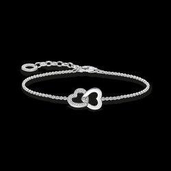 Thomas Sabo Silver Linked Heart Bracelet