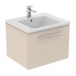 Ideal Standard i.life B Wall Hung 60cm 1 Drawer Matt Sandy Beige Vanity Unit