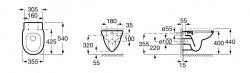 Roca Debba Round Rimless Wall Hung Toilet