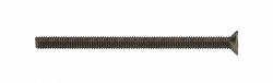 Knightsbridge M3.5 x 50mm Flat-Head countersunk electrical socket screw - Black Nickel/Gunmetal100pcs - (C-SCREW50BK)