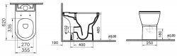 Vitra Integra Comfort Height Rimless Close Coupled Toilet