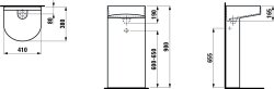 Laufen Sonar Floorstanding Basin - White