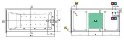 Novellini Calos 2.0 1700 x 750mm Rectangular Bath