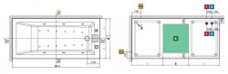 Novellini Calos 2.0 1600 x 700mm Rectangular Bath