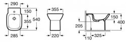 Roca Debba Floor Standing Bidet
