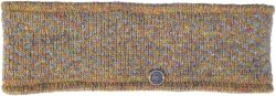 Pure Wool Fleece lined - Zigzag Heather Headband - Gold Heather