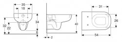 Geberit Smyle Wall Hung Toilet