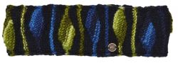 Pure wool - Fleece lined - headband - flame - black