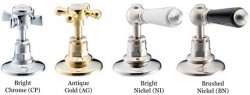 St James Bath/Shower Mixer with Cranked Legs