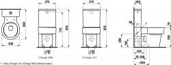 Laufen Val Rimless Floorstanding Combination WC