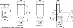 Laufen Palace Close Coupled WC