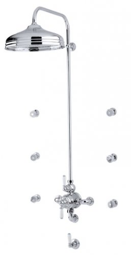Perrin & Rowe Traditional Shower Set 4 with 8