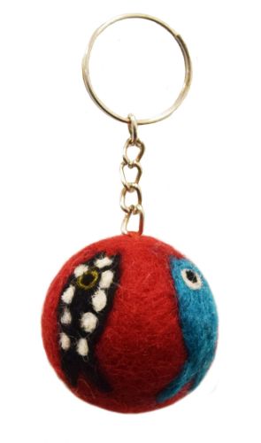 Fish Keyring - Red/Multicolour