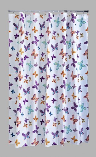 Aqualona Shower Curtain - Butterfly Blossom
