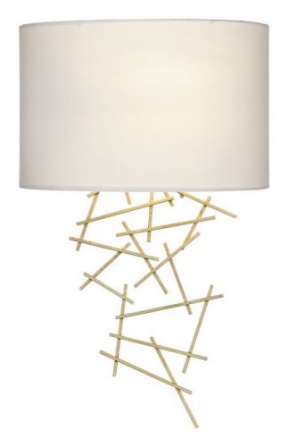 Dar Cevero Wall Light Gold with Shade