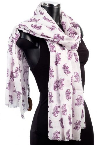 Elephant Design Scarf Cotton Pashmina