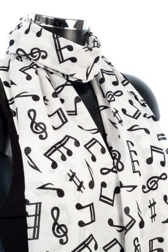 Music Note Scarf