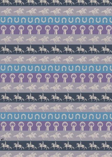 Horse Lovers Gift Wrap Wrapping Paper - 2 Sheets