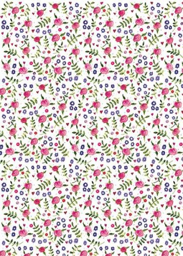 Flowers Gift Wrapping Paper Sheets & Tags - Alex Clark