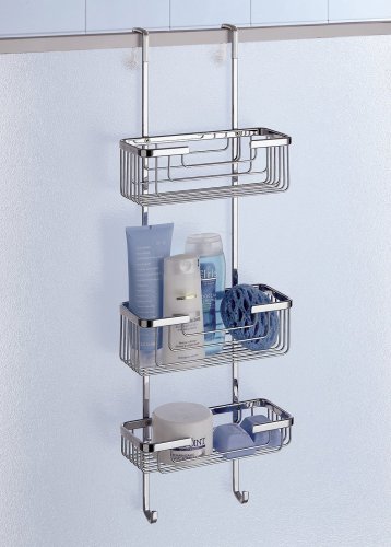 Origins Living 3 Tier Hanging Shower Rack - Chrome