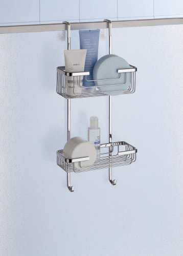 Origins Living 2 Tier Hanging Shower Rack - Chrome