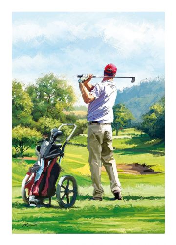 Birthday Card - Golf - Pitch To The Green - Country Cards 