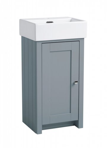 Tavistock Lansdown Mineral Blue 400mm Cloakroom Unit and Basin