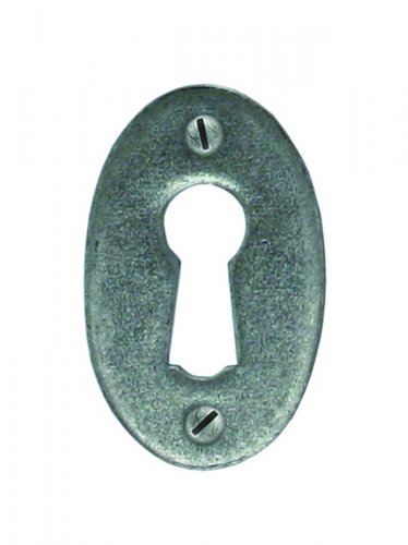 Pewter Oval Escutcheon