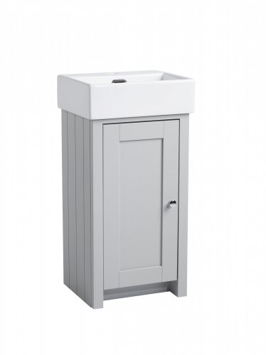 Tavistock Lansdown Pebble Grey 400mm Cloakroom Unit and Basin