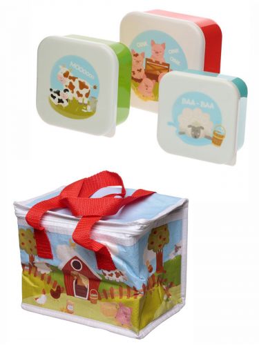 Bramley Bunch Farm Lunch Box Set - Cool Bag & Boxes