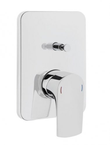 Vitra Sento Chrome Wall Mounted Bath Shower Mixer