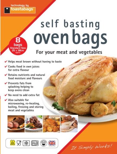 Roastabags Self Basting Oven Bags Standard 25 x 38cm - 8 Pack