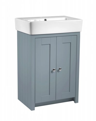 Tavistock Lansdown Mineral Blue 550mm Freestanding Unit & 1 Tap Hole Basin