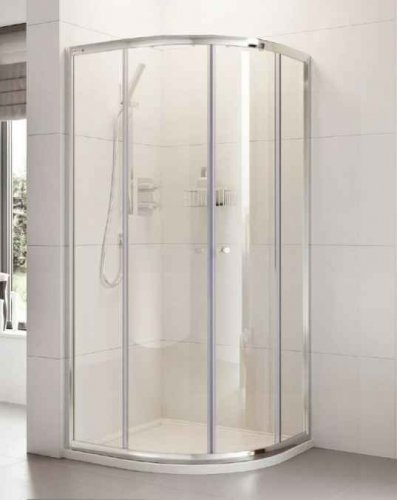 Roman Showers Haven Two Door Offset Quadrant Shower Enclosure - 900mm X 800mm