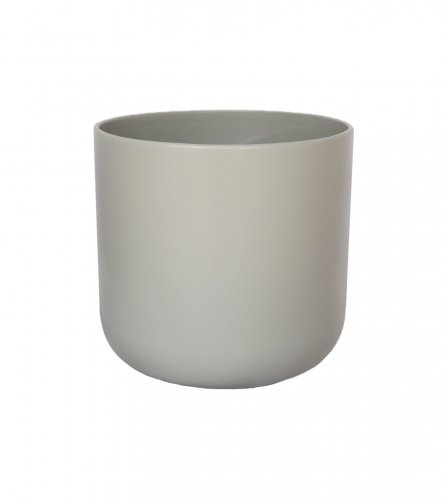 Ivyline Lisbon Planter Light Grey D13.5cm
